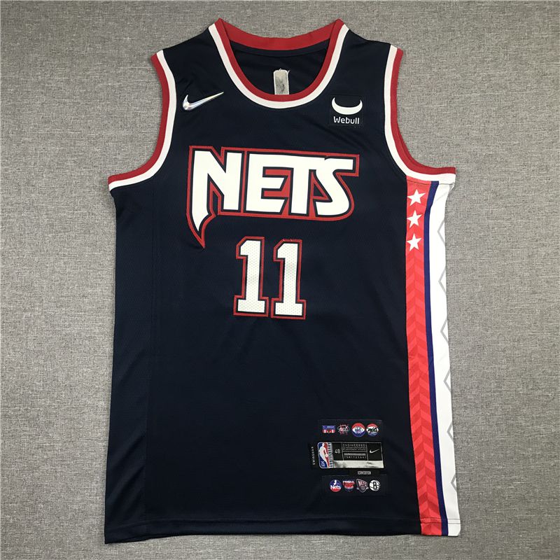 Men Brooklyn Nets #11 Irving Dark blue 2022 City Edition Nike NBA Jersey